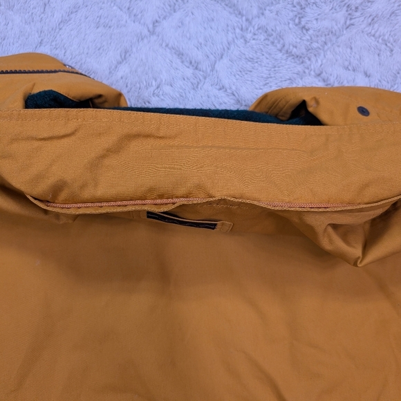 Eddie Bauer Jacket Mens M Yellow Gold Parka Field Barn Weatherproof Wool Lined - Picture 9 of 9